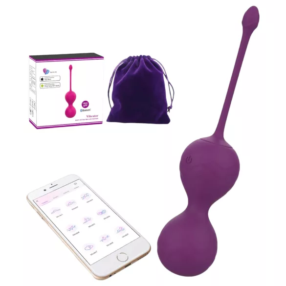 Lonely Winni - ar lietotni vadāms vibrējošs olas veida vibrators (rozā)