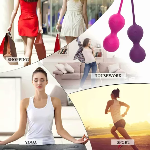Lonely Winni - ar lietotni vadāms vibrējošs olas veida vibrators (rozā)