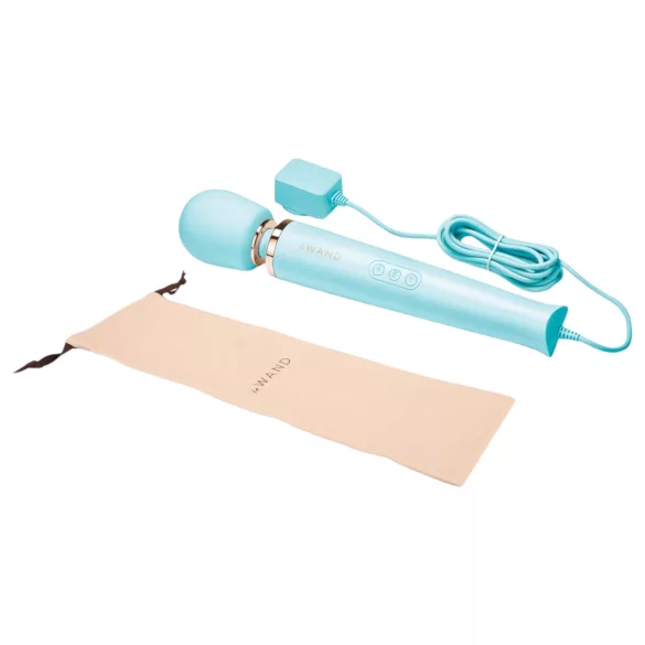 le Wand - masāžas vibrators ar vadu zilā krāsā