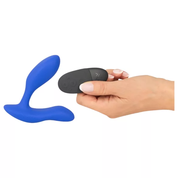 We-Vibe Vector+ - akumulatora anālais vibrators ar viedām funkcijām zils