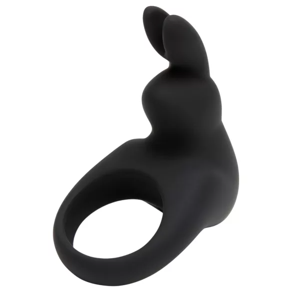 Happyrabbit vibrējošs erekcijas gredzens uzlādējams melns