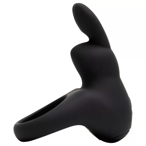 Happyrabbit vibrējošs erekcijas gredzens uzlādējams melns