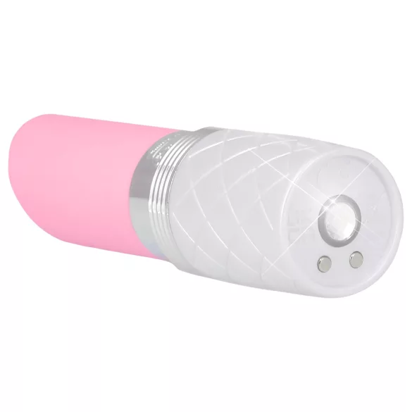 Pillow Talk Lusty - akumulators klitora vibrators ar mēli rozā
