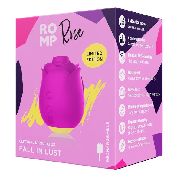 ROMP Rose - klitorālais vibrators ar gaisa vibrācijām rozā