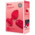 b-vibe sirds - bezvadu anālais vibrators (sarkans)
