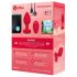 b-vibe sirds - bezvadu anālais vibrators (sarkans)