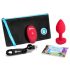 b-vibe sirds - bezvadu anālais vibrators (sarkans)