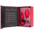 b-vibe sirds - bezvadu anālais vibrators (sarkans)