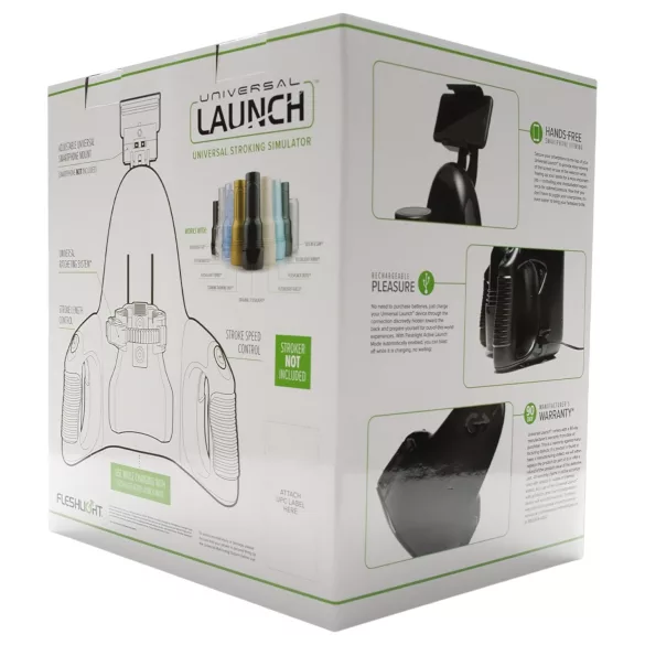 Fleshlight Universal Launch - masturbatora adapteris melns
