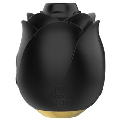  Fifty Shades of Grey - gaisa viļņu vibrators rožu forma melns