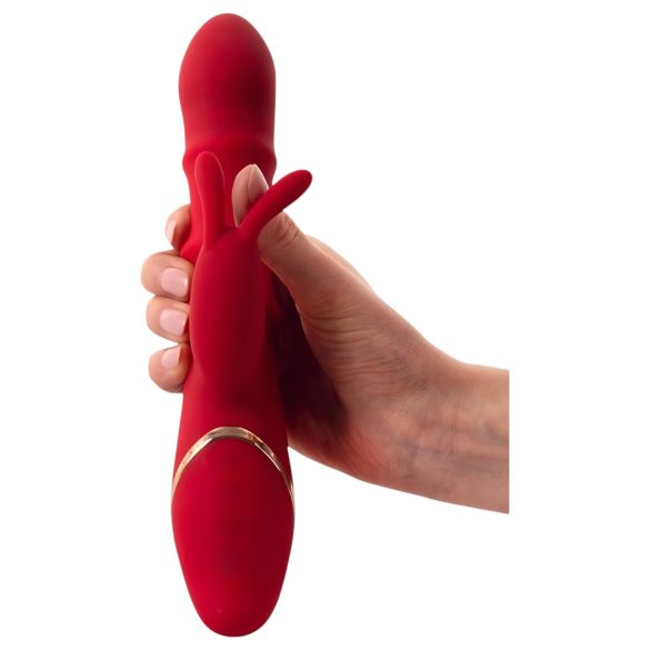 You2Toys Rabbit - vibrējošs gredzena tipa vibrators sarkans