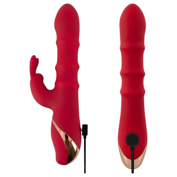 You2Toys Rabbit - vibrējošs gredzena tipa vibrators sarkans
