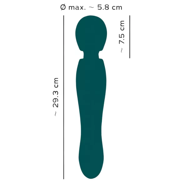You2Toys Grande - uzlādējams masāžas vibrators zaļš