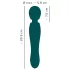 You2Toys Grande - uzlādējams masāžas vibrators zaļš