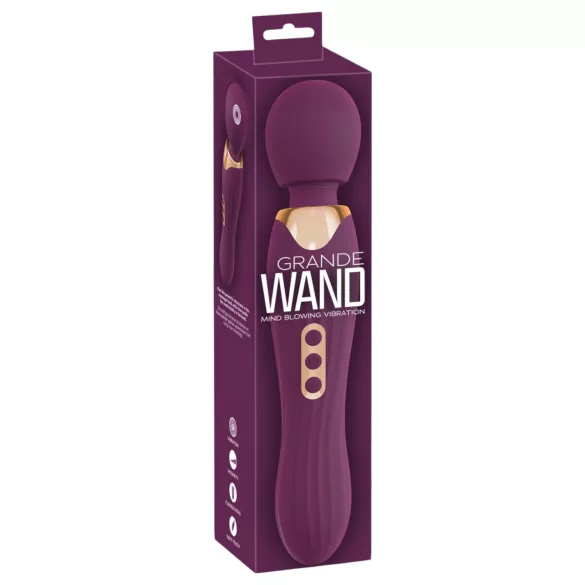 You2Toys Grande - vibrējošais masieris uzlādējams sarkans