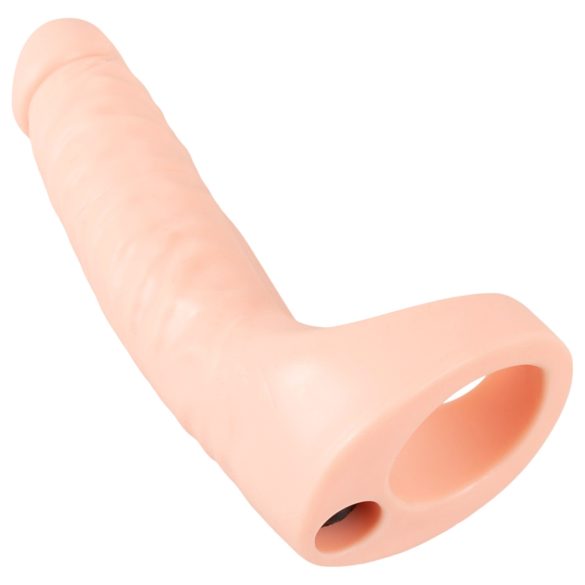 Realistixxx Double Fucker - uzspraužams anālais vibrators (dabīgs)