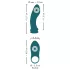 Couples Choice - pāru vibrators 3-in-1 funkcijas tirkīza