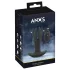 ANOS - divvirzienu anālais vibrators (melns)