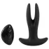ANOS - divvirzienu anālais vibrators (melns)