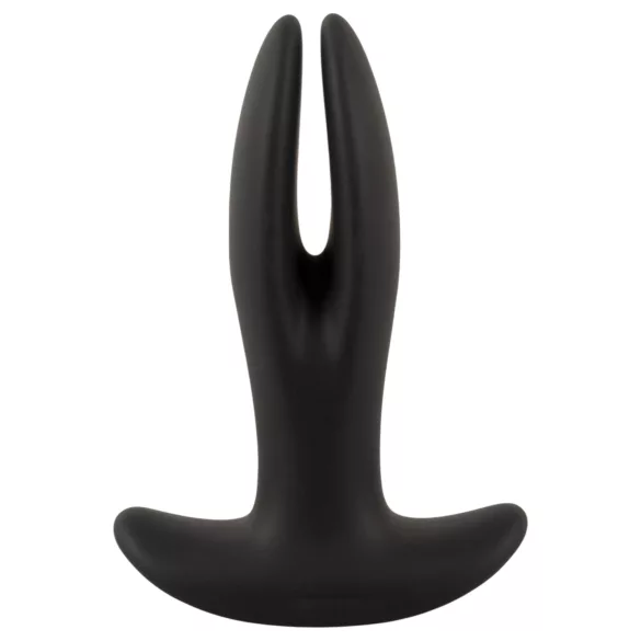 ANOS - divvirzienu anālais vibrators (melns)