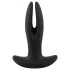ANOS - divvirzienu anālais vibrators (melns)