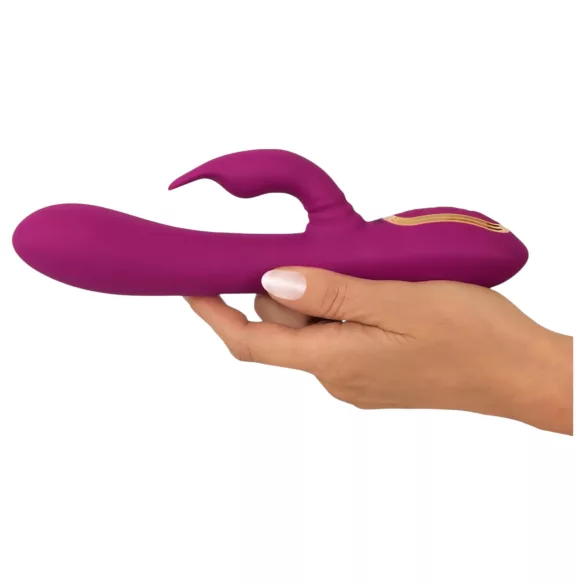 Javida - 3in1 pērļots rotējošais vibrators (lila)