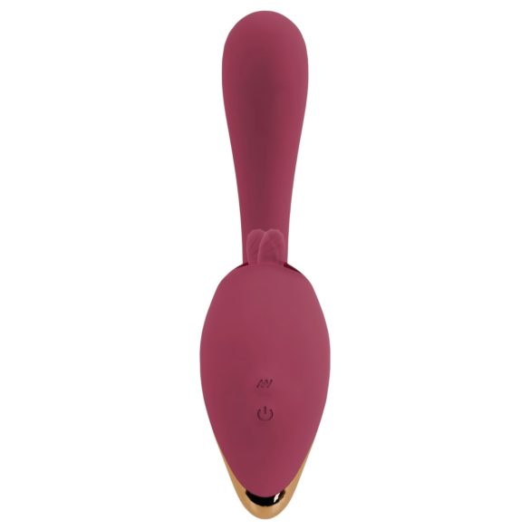 Javida - vibrator ar mēli 2in1 sarkans