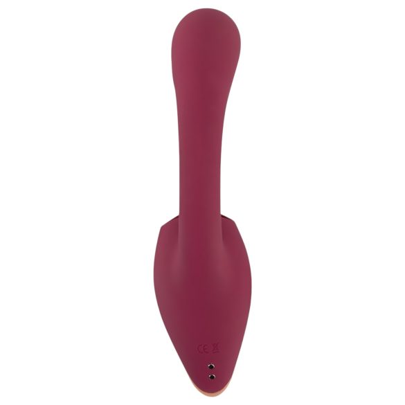 Javida - vibrator ar mēli 2in1 sarkans