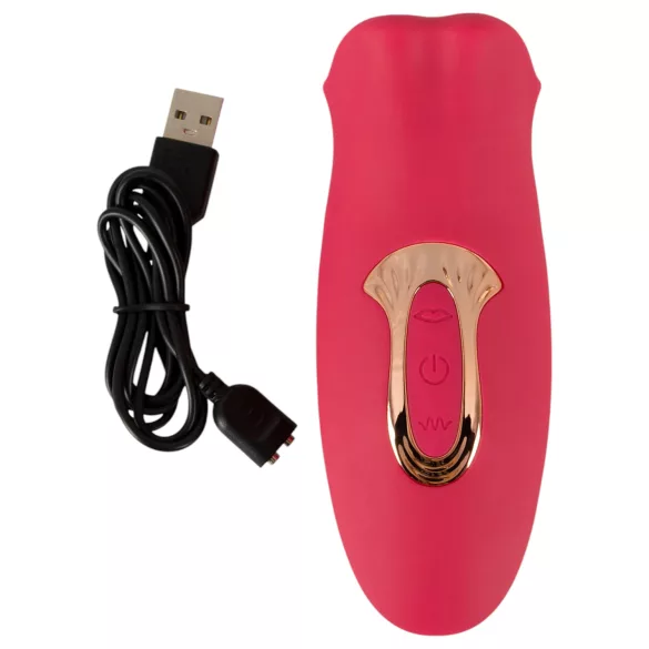 You2Toys - klitora vibrators ar mēlīti (rozā)