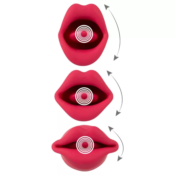 You2Toys - 2-in-1 vibrator ar mēlīti (rozā)