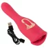 You2Toys - 2-in-1 vibrator ar mēlīti (rozā)