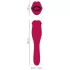 You2Toys - 2-in-1 vibrator ar mēlīti (rozā)