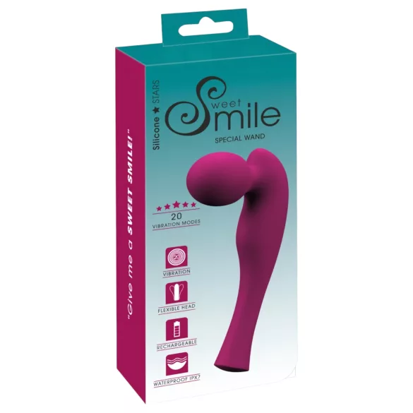 SMILE Special Wand - masāžas vibrators ar akumulatoru rozā