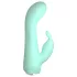 Cuties Mini 4 - ūdensizturīgs vibrators ar ausīm uzlādējams zaļš