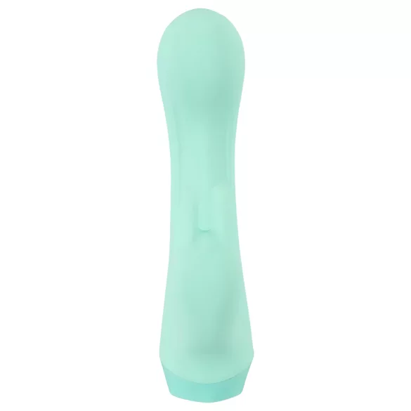 Cuties Mini 4 - ūdensizturīgs vibrators ar ausīm uzlādējams zaļš
