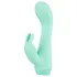 Cuties Mini 4 - ūdensizturīgs vibrators ar ausīm uzlādējams zaļš