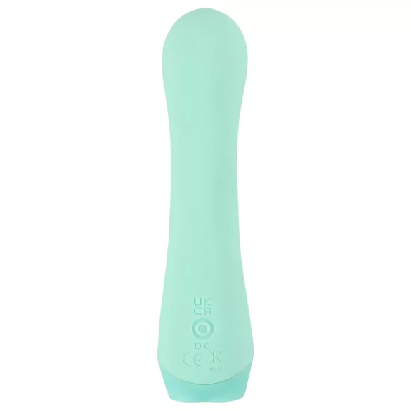 Cuties Mini 4 - ūdensizturīgs vibrators ar ausīm uzlādējams zaļš