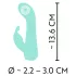 Cuties Mini 4 - ūdensizturīgs vibrators ar ausīm uzlādējams zaļš