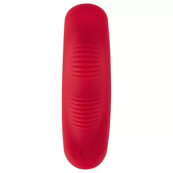 Smile - bezvadu biksīšu vibrators ar tālvadību, sarkans