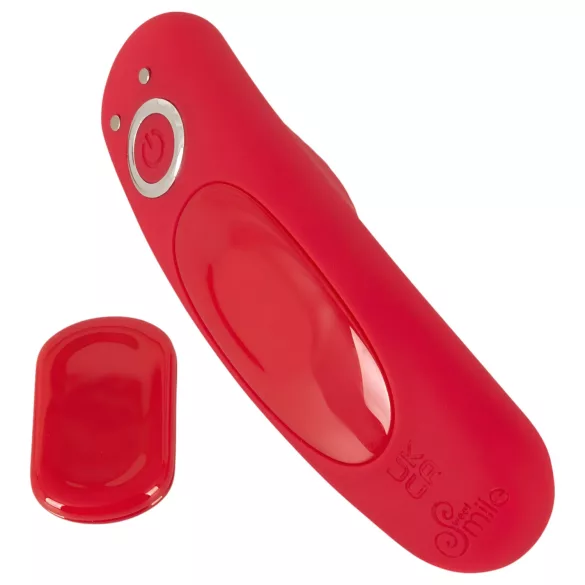 Smile - bezvadu biksīšu vibrators ar tālvadību, sarkans