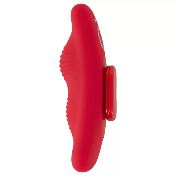 Smile - bezvadu biksīšu vibrators ar tālvadību, sarkans