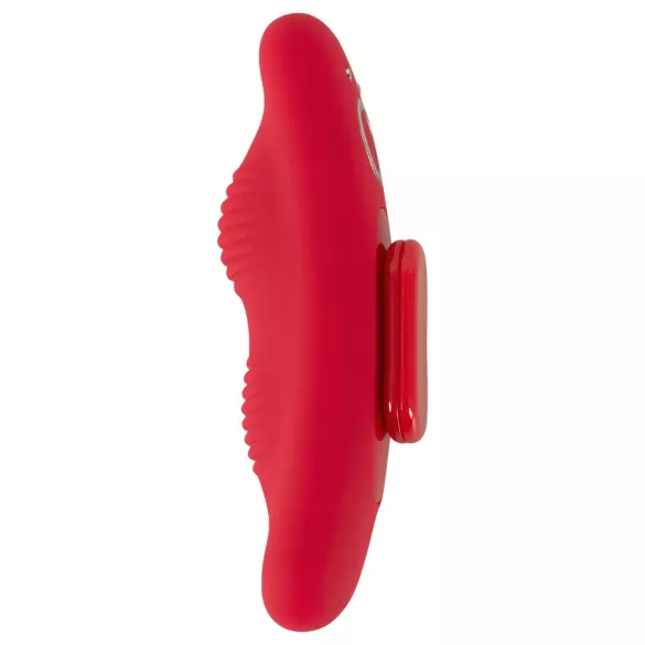 Smile - bezvadu biksīšu vibrators ar tālvadību, sarkans