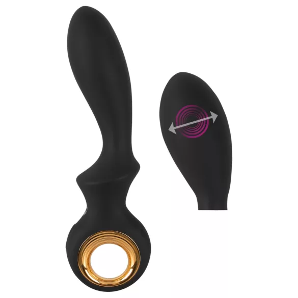 Eternal - uzpūšams G-punkta vibrators (melns)