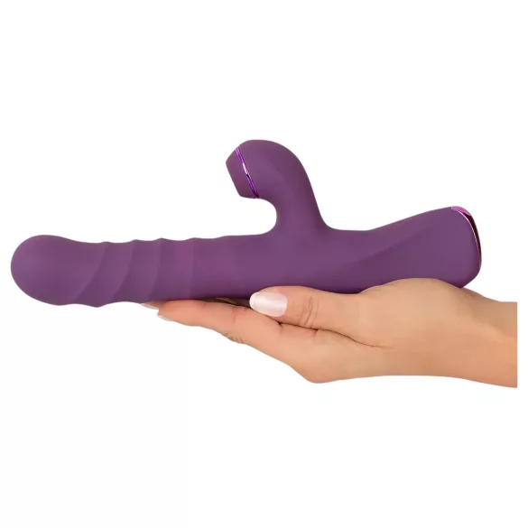 Javida - trīs vienā truša ausu vibrators, violets