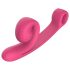 Snail Vibe Curve - 2in1 klitora vibrators (rozā)
