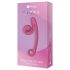 Snail Vibe Curve - 2in1 klitora vibrators (rozā)
