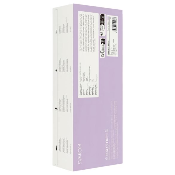 Svakom Amy 2 - G-punkta vibrators, uzlādējams, ūdensizturīgs, violets