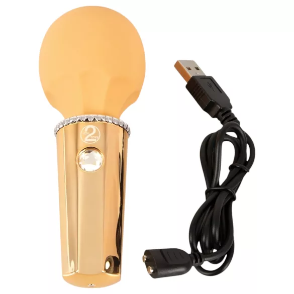 You2Toys mini masāžas vibrators ar akumulatoru, dzeltens