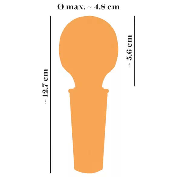 You2Toys mini masāžas vibrators ar akumulatoru, dzeltens