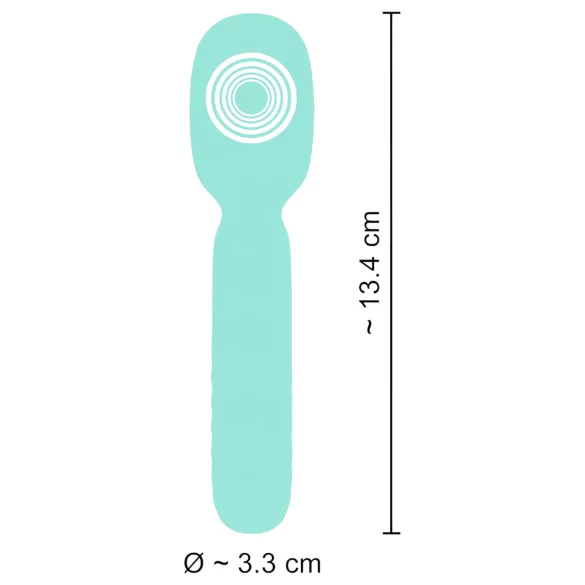 Cuties - mini masāžas vibrators sievietēm mint krāsā